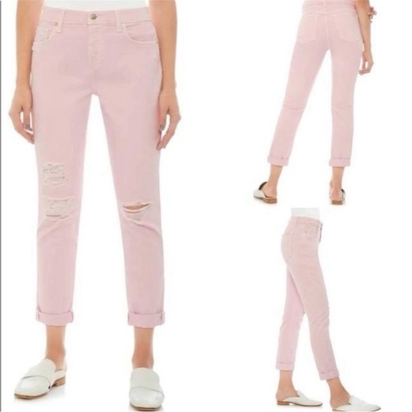Joe's Jeans The Smith High Rise Straight
Crop Jeans Distressed 26 - Picture 2 of 14